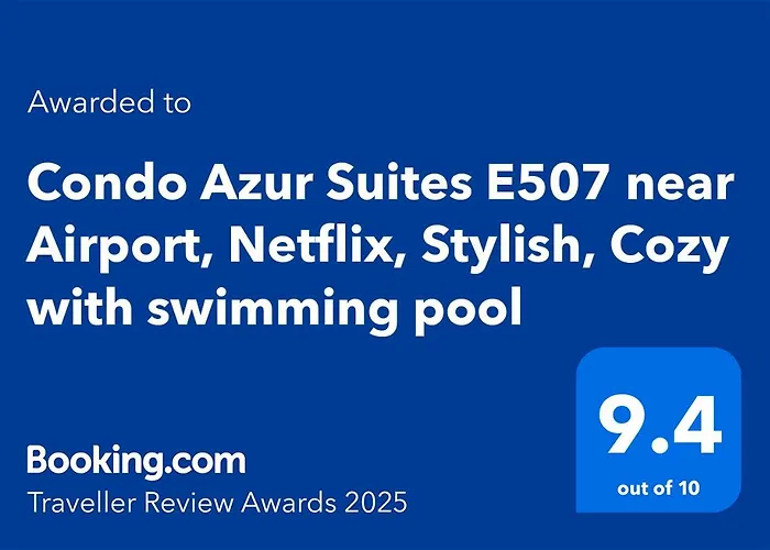 Azur A125 Amani Residences , 5 Minutes Airport, Netflix, Stylish, Cozy With Luxurious Swimming Pool *